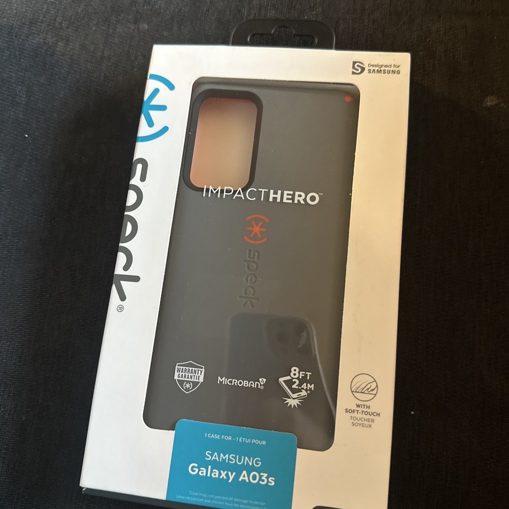 New SPECK Samsung A03s IMPACT HERO Slim Dual-layer Case  - Gray